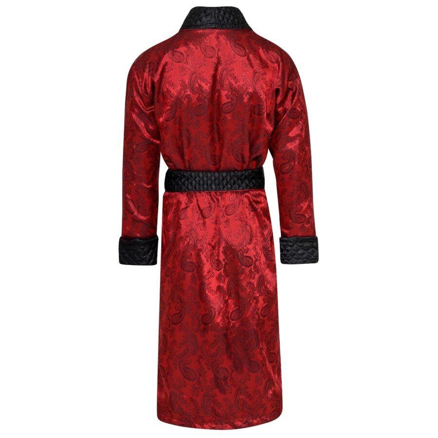 Rental Gable Mens Long Smoking Jacket - Image 4
