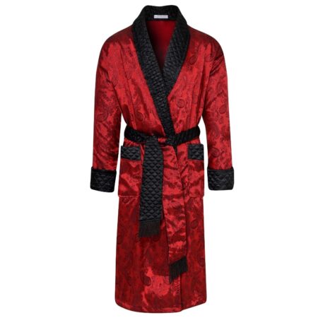 Rental Gable Mens Long Smoking Jacket