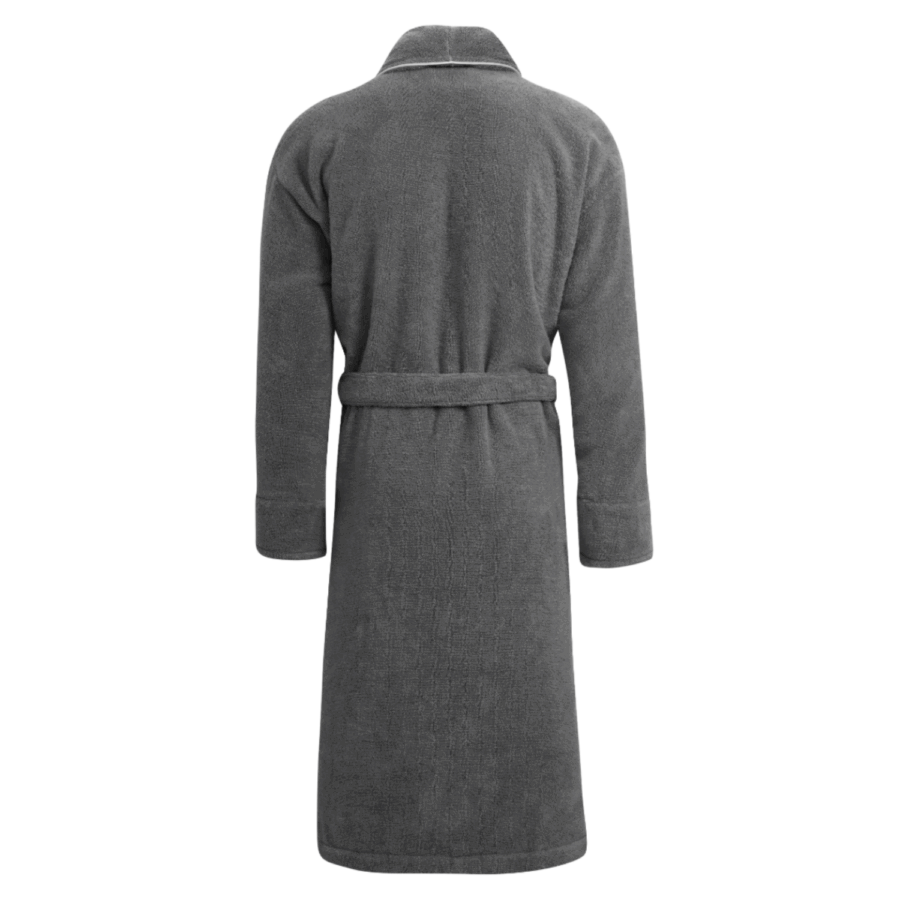 His & Hers Grey Towelling Dressing Gown Bundle - Europa - Image 3