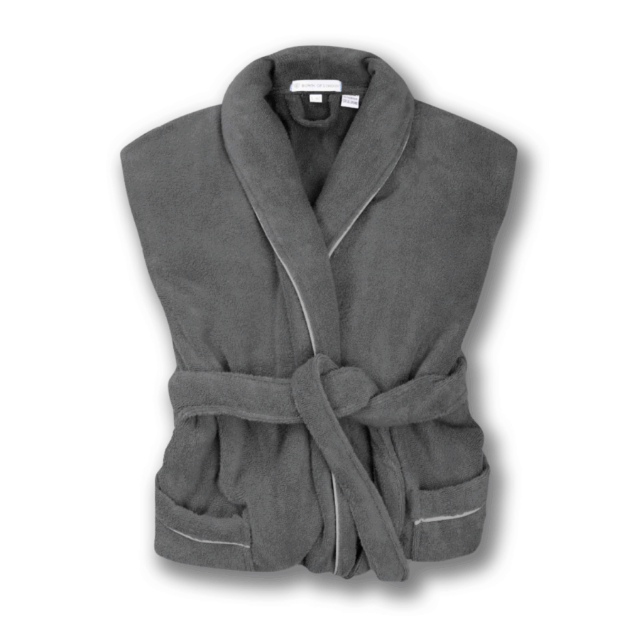 His & Hers Grey Towelling Dressing Gown Bundle - Europa - Image 4