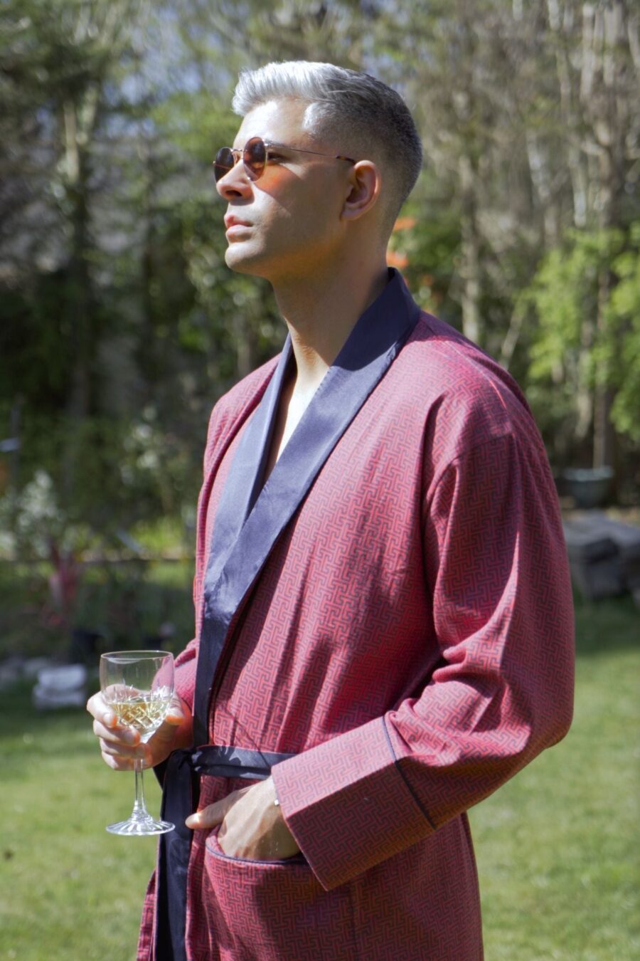 Lightweight Men's Dressing Gown - Cambridge - Image 2