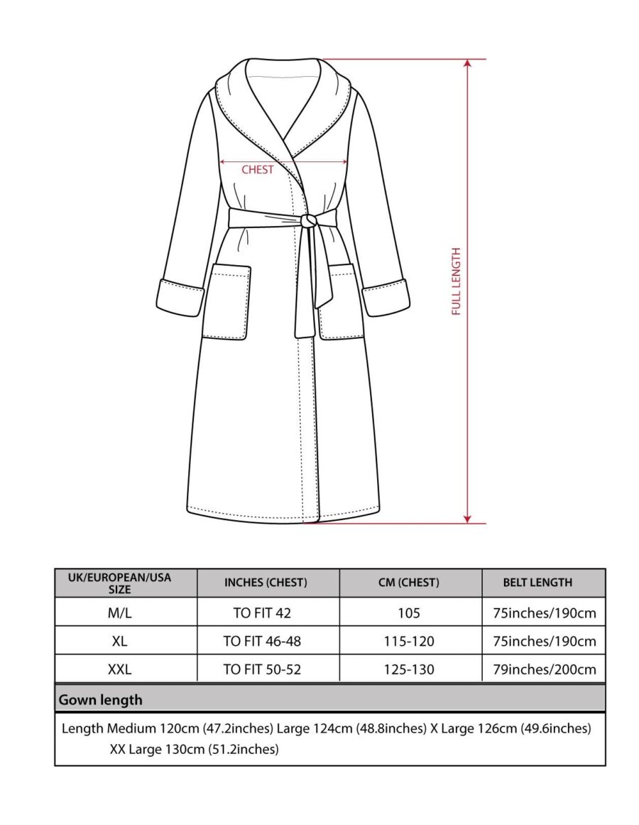 Rental Gable Mens Long Smoking Jacket - Image 8